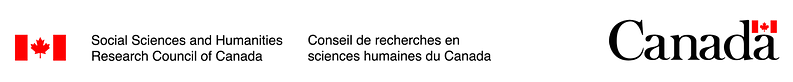 Social Sciences and Humanities Research Council of Canada.
